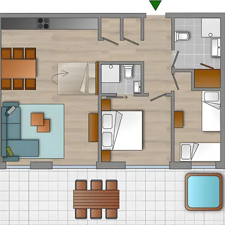 Wellness E2 Apartamento Winterberg